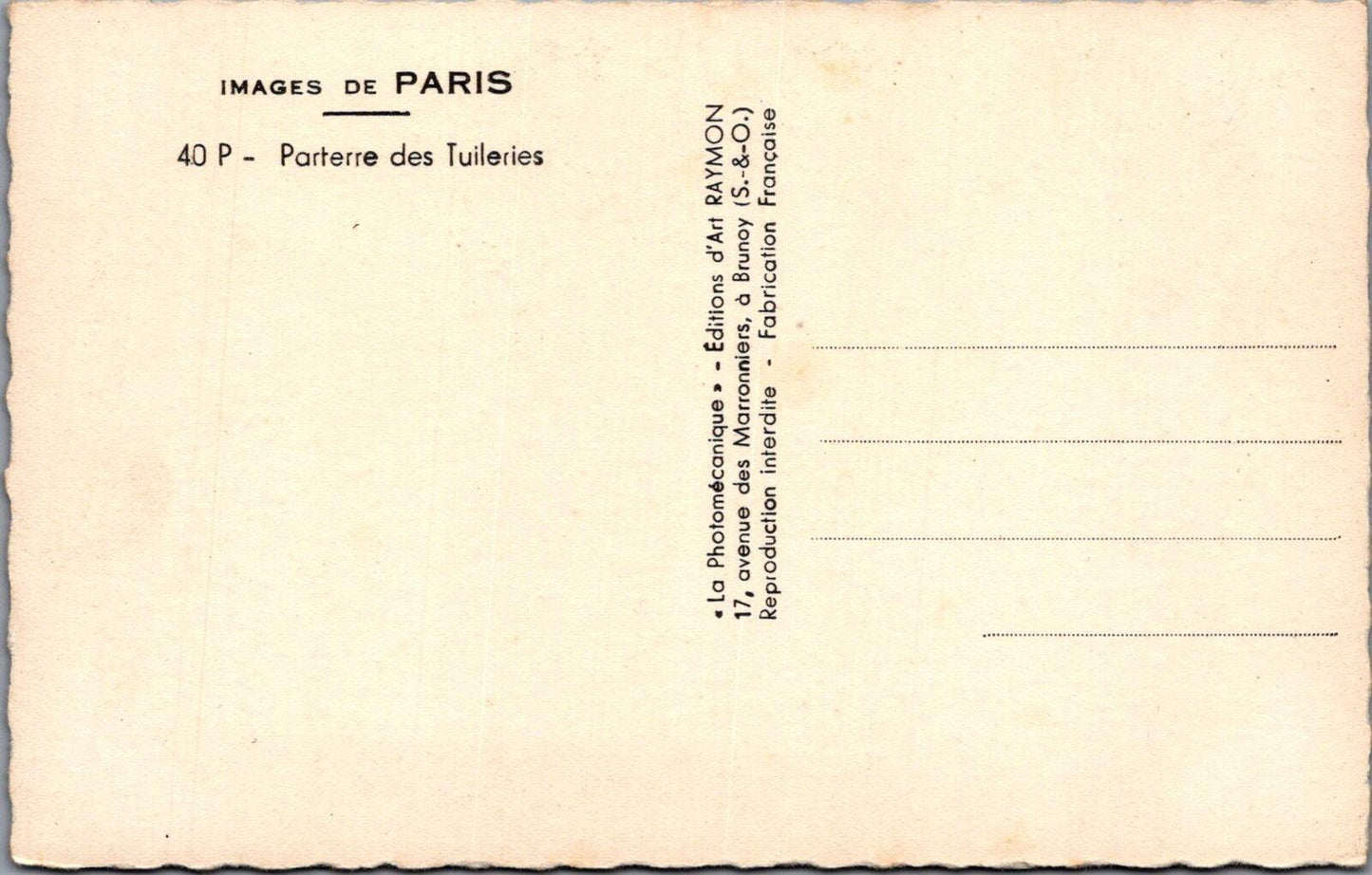 France Postcard: Paris Place du Carrousel Arc de Triomphe Louvre 1950s XT3109