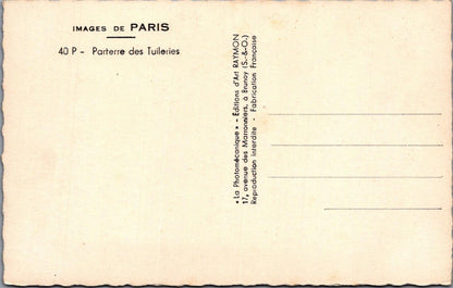 France Postcard: Paris Place du Carrousel Arc de Triomphe Louvre 1950s XT3109
