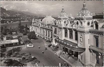 Monaco Postcard: Monte Carlo Casino Palace Architecture 1950s RPPC XT3110
