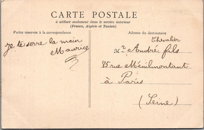 France Postcard: Etampes Eglise Saint Martin Tour Penchee Leaning 1904  XT3113