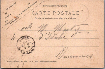 France Postcard: Foret Meudon Bois Chaville Les Menhirs People Stone XT3357