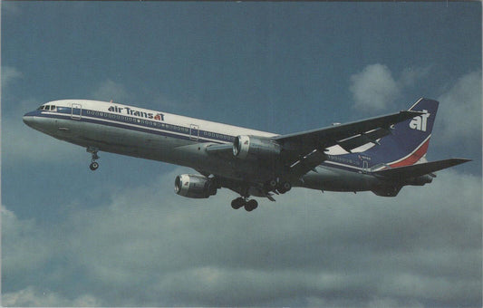 Aviation Postcard: Air Transat Lockheed L-1011 TriStar Jet Plane Gatwick XT3374