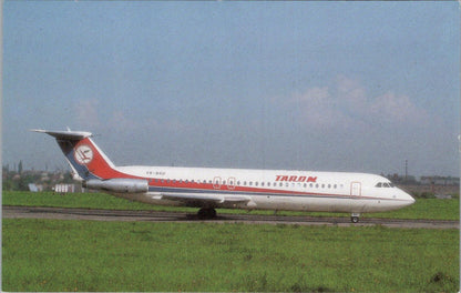 Romania Postcard: TAROM RomBac 1-11-561 RC Airplane YR-BRD Praha 1990 XT3381