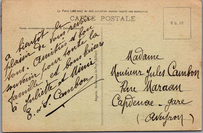 France Postcard: Vichy Source Chomel Pavilion Hall Interior People  XT3386