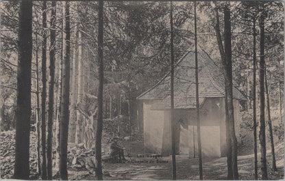 France Postcard: Les Vosges Chapelle du Suisse Woodland Clearing Calvaire XT3391