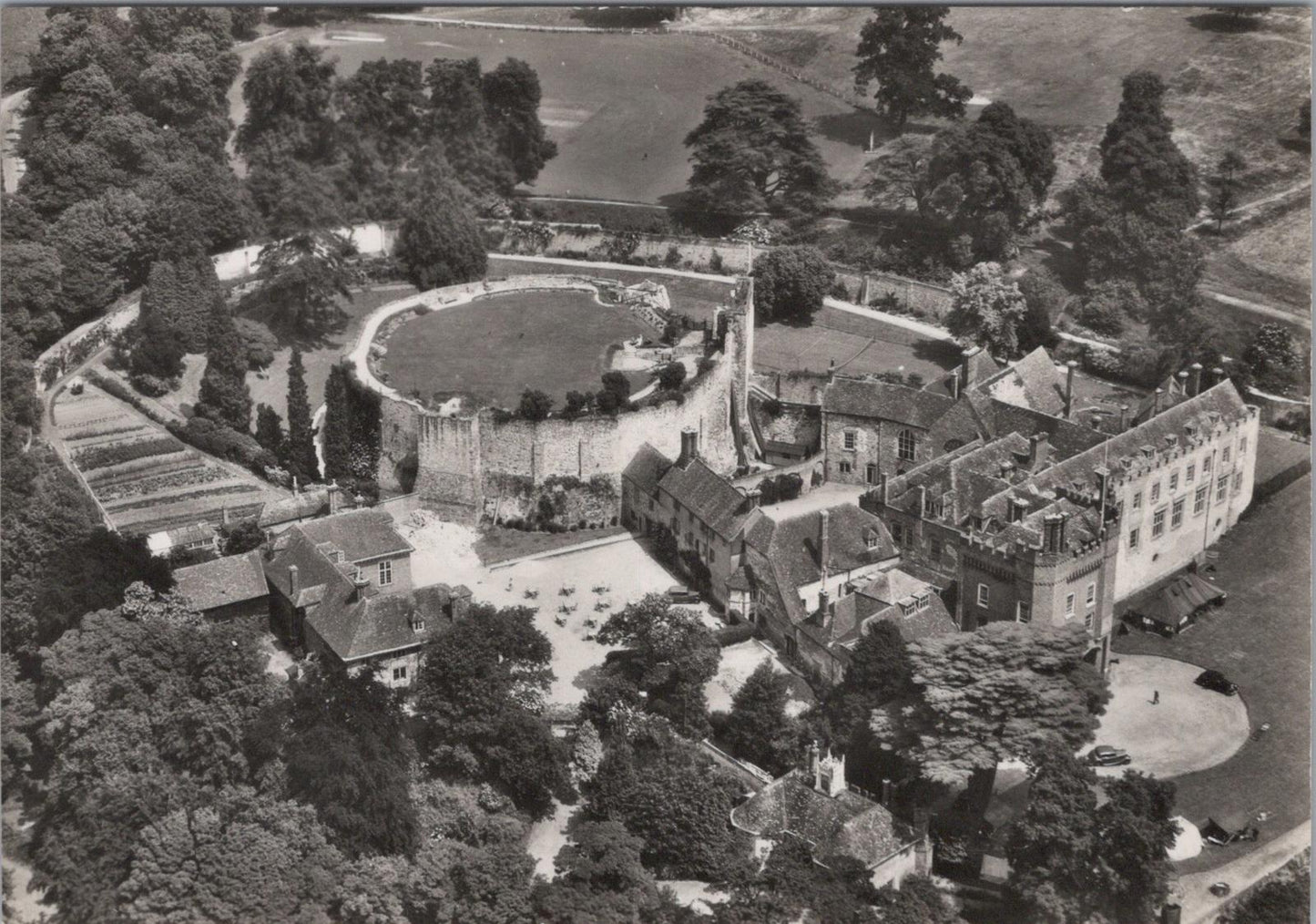 Wiltshire Postcard - Aerial View of Farnham Castle   RR23201