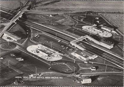 Worcestershire Postcard - Aerial View of The Service Area on The M5 - RR23223