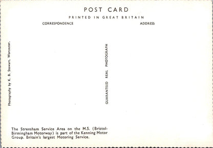 Worcestershire Postcard - Aerial View of The Service Area on The M5 - RR23223