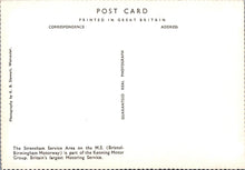 Load image into Gallery viewer, Worcestershire Postcard - Aerial View of The Service Area on The M5 - RR23223
