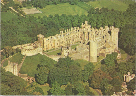 Sussex Postcard - Aerial View of Arundel Castle, West Sussex  RR23236