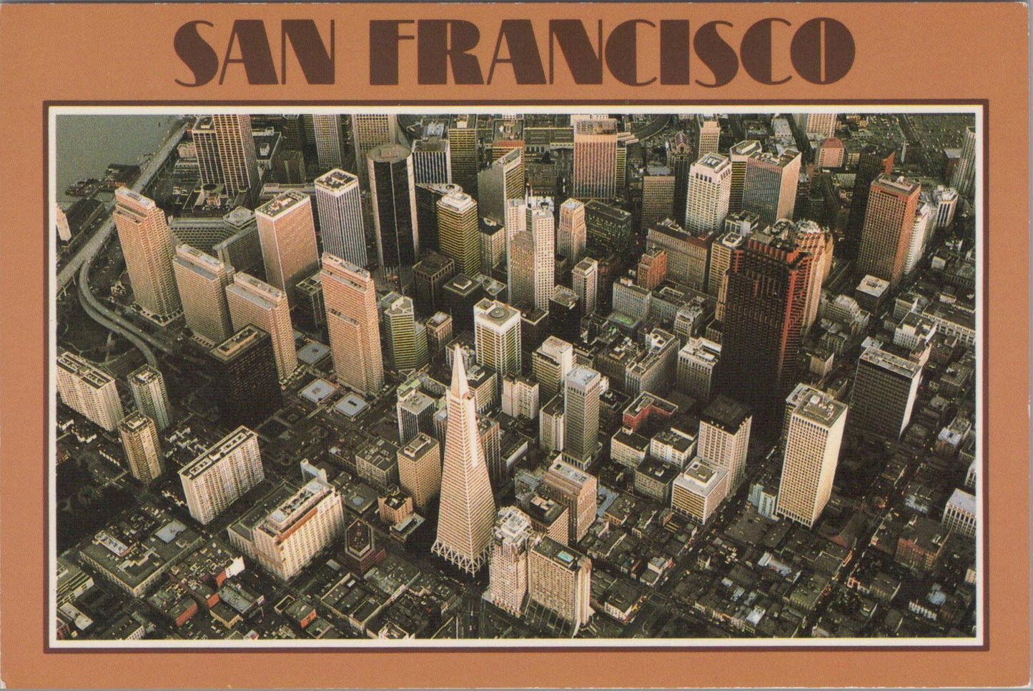 America Postcard - Aerial View of San Francisco, California  RR23237