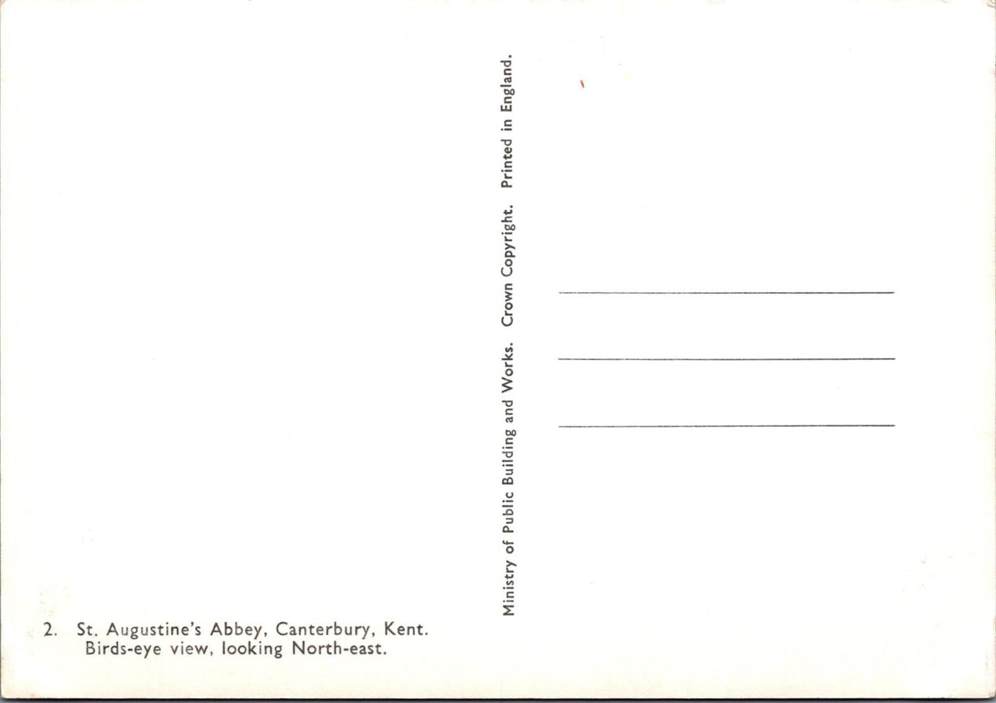 Kent Postcard - Aerial View of St Augustine's Abbey, Canterbury RR23243