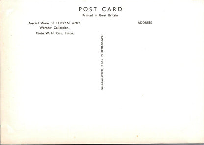 Bedfordshire Postcard - Aerial View of Luton Hoo, English Country House RR23244