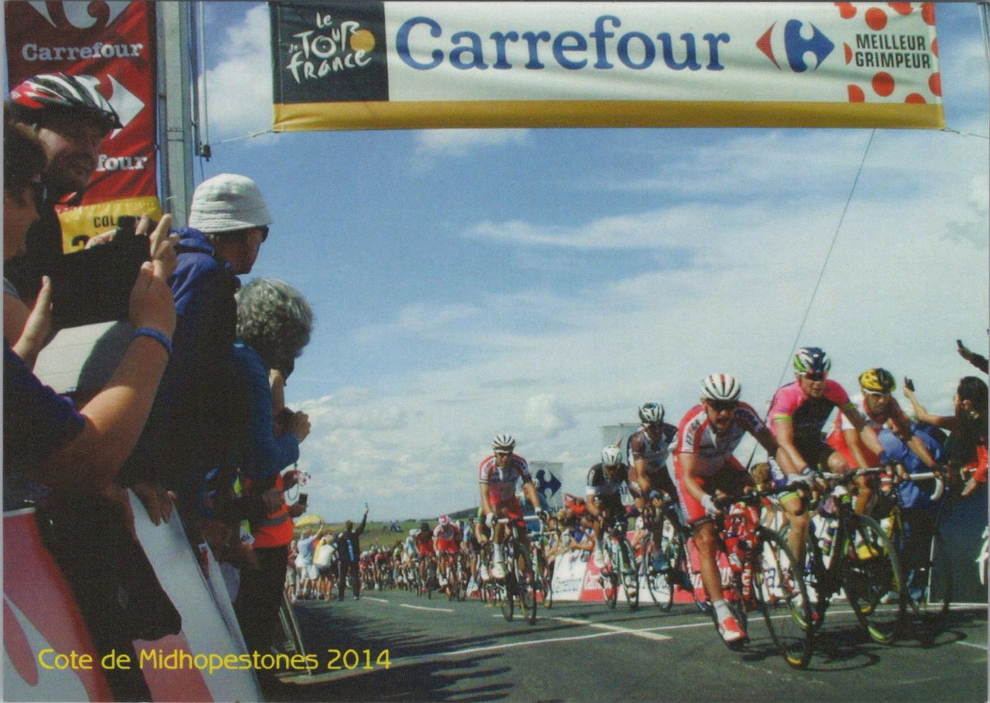 Sports Postcard - Cycling, Tour De France Riders, Yorkshire Stage 2 -  RR23255