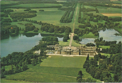 Oxfordshire Postcard - Aerial View of Blenheim Palace Looking North  RR23273