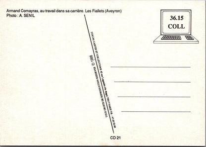 France Postcard - Armand Comayras, Carrier, Les Fiallets, Aveyron  RR23291