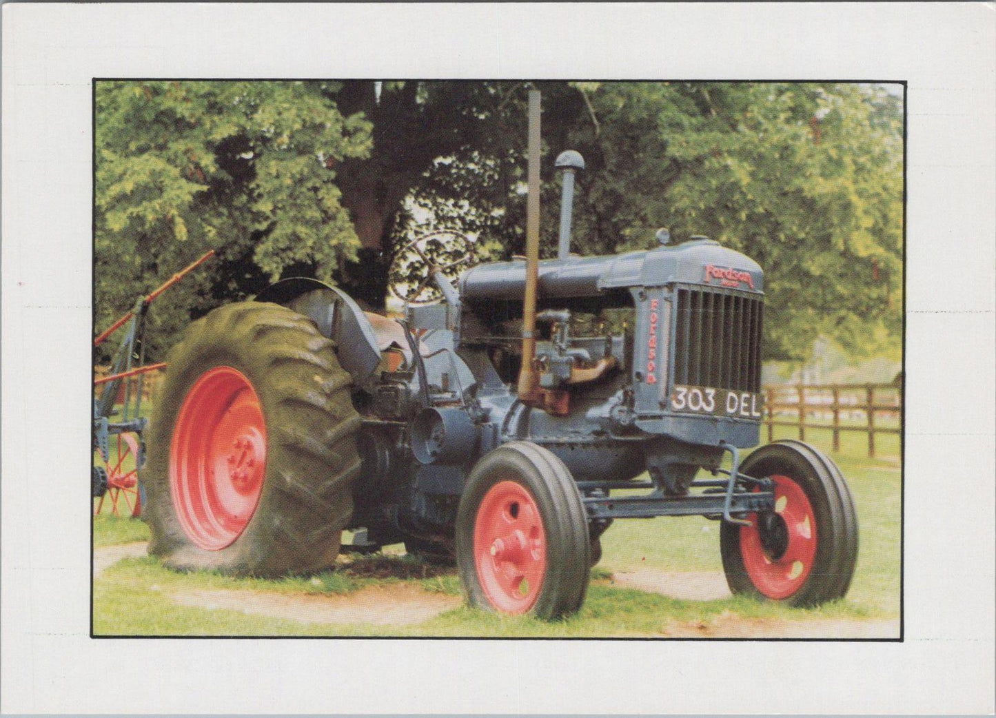 Farming Postcard - Fordson Major Tractor Manufactured 1951 - RR23298