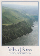 Load image into Gallery viewer, Devon Postcard - Aerial View of The Valley of Rocks, Lynton, North Devon RR23311
