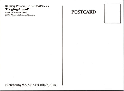 Railway Postcard: British Rail Series Terence Cuneo Britannia Steam Loco XT2232