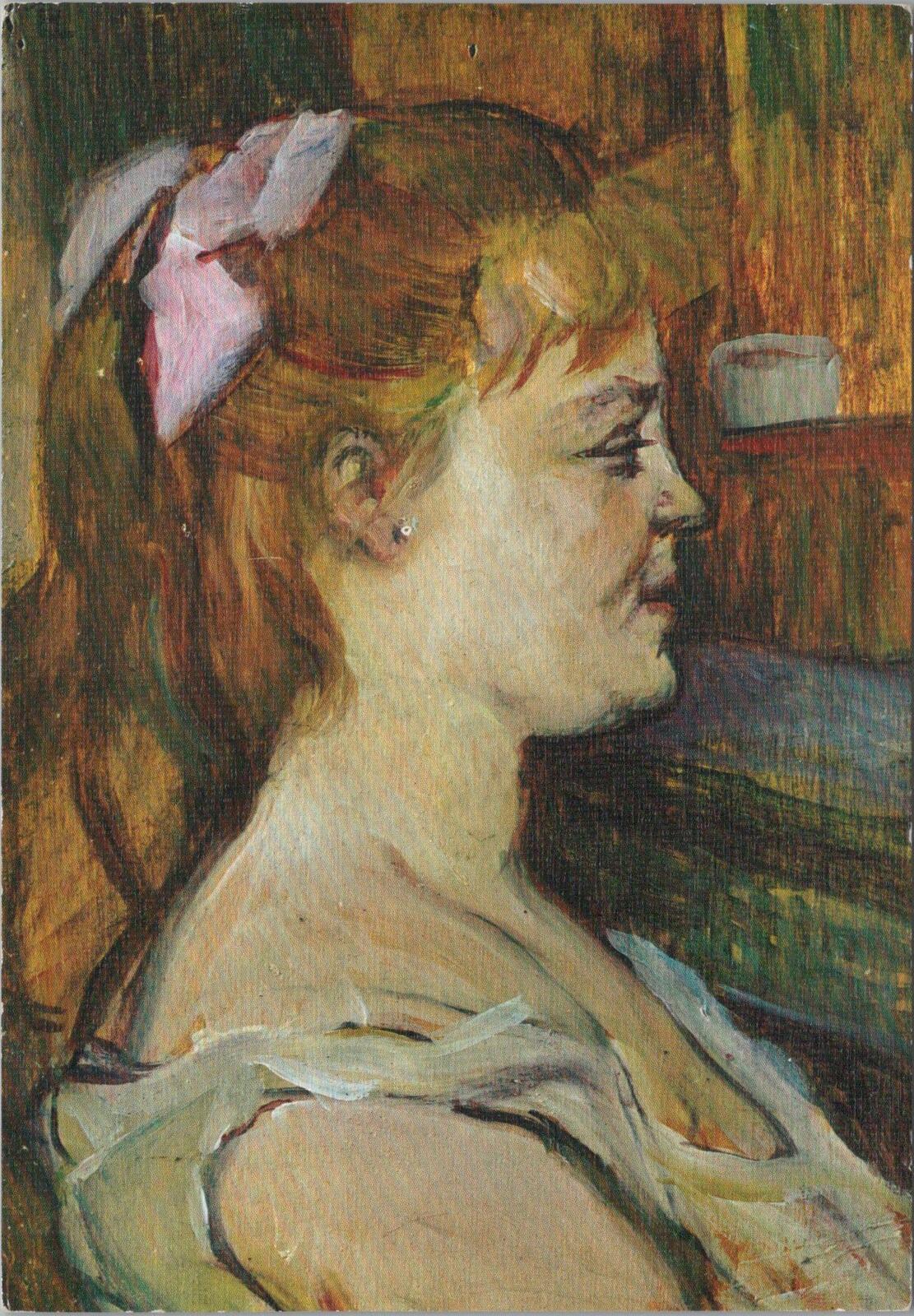 Art Postcard: Henri de Toulouse-Lautrec "The Lady of the House"  XT2244