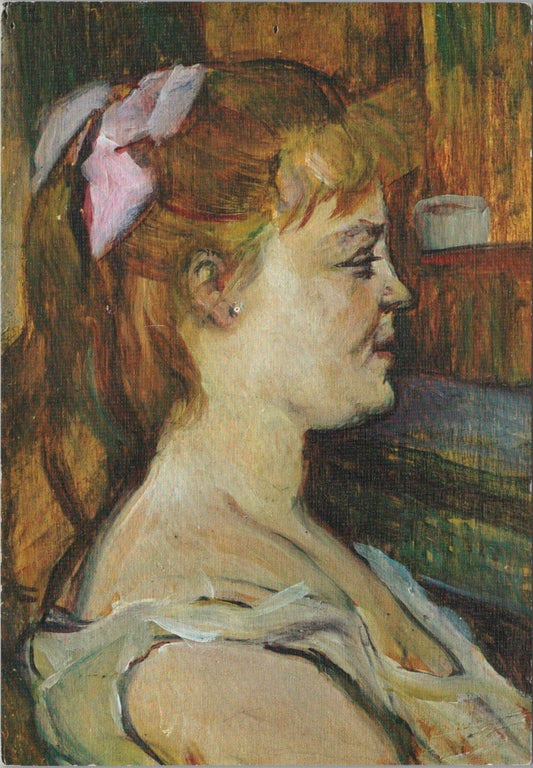 Art Postcard: Henri de Toulouse-Lautrec "The Lady of the House"  XT2244