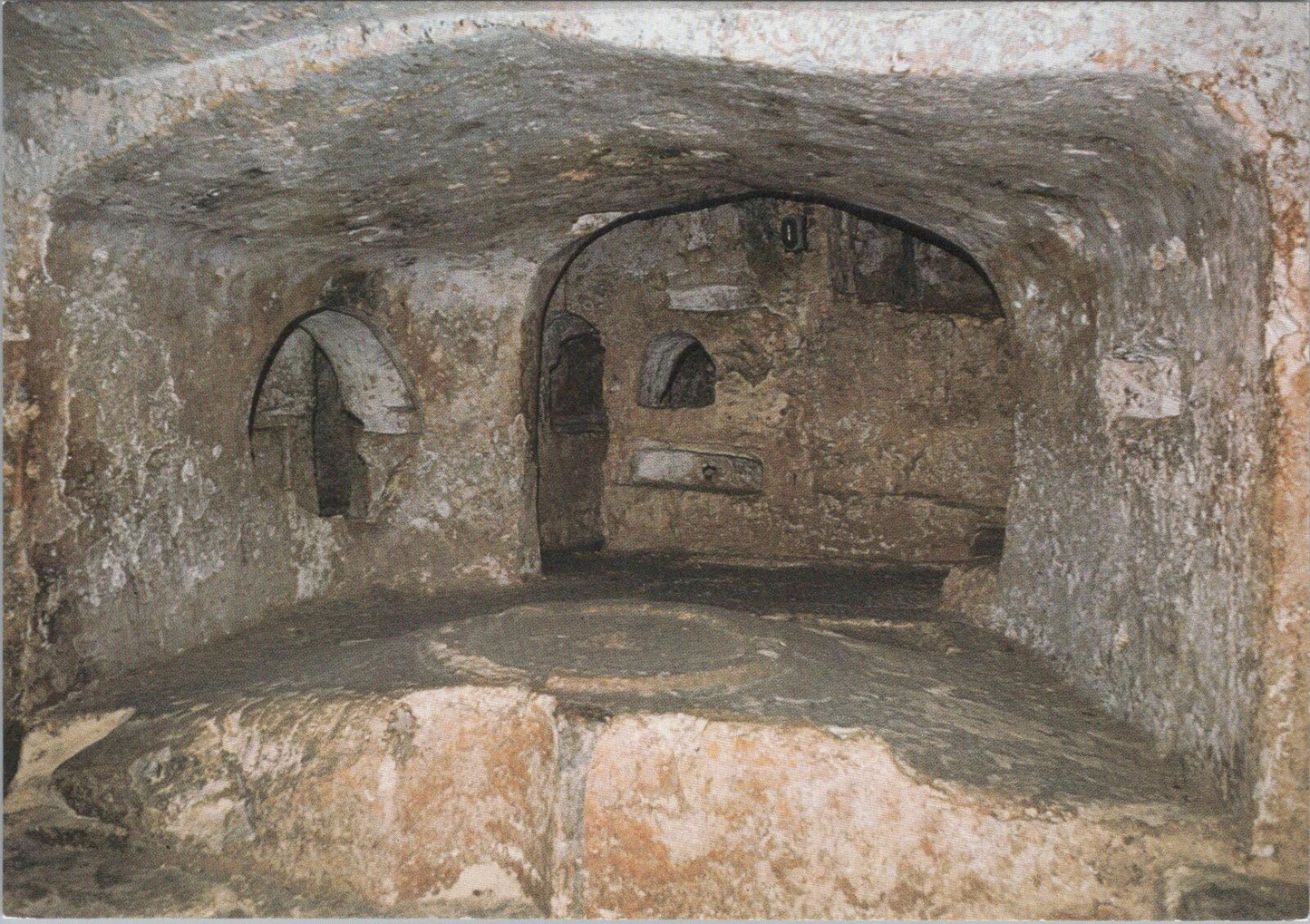 Malta Postcard: St. Paul’s Catacombs Rabat Agape Table  XT2265
