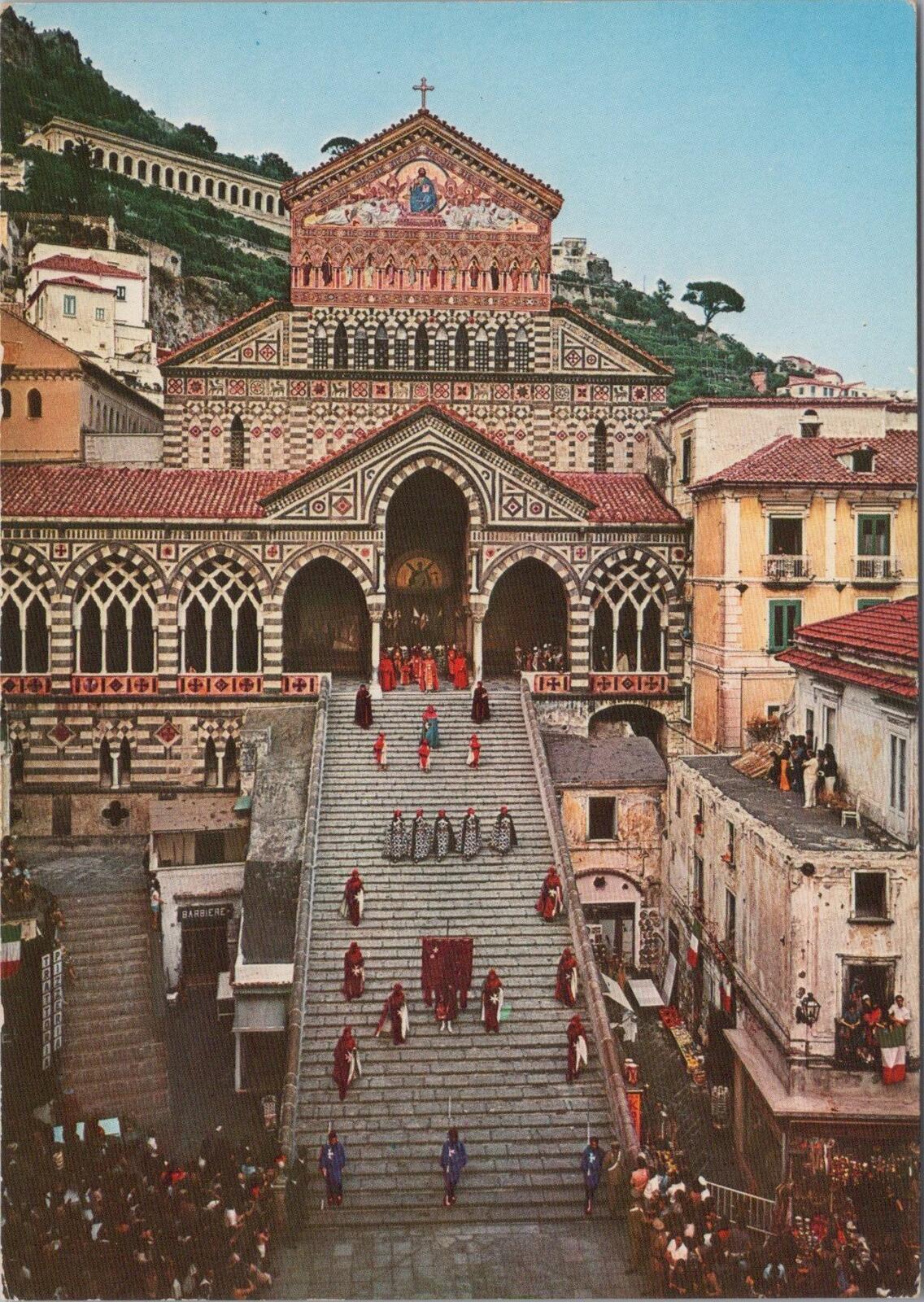 Italy Postcard: Amalfi Cathedral Duomo e Sfilata Storica   XT2268