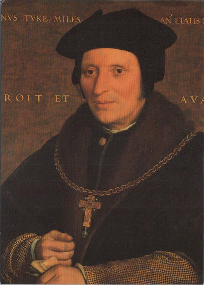 Sir Brian Tuke Hans Holbein National Postal Museum Postcard Stamp World  XT2310