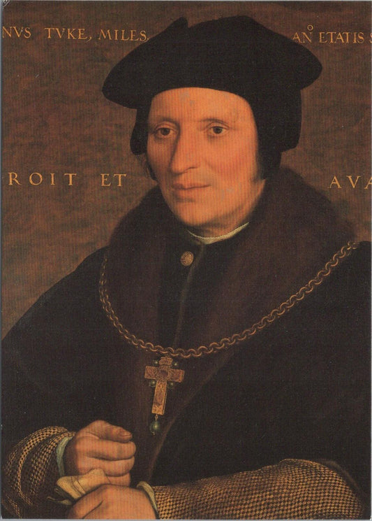 Sir Brian Tuke Hans Holbein National Postal Museum Postcard Stamp World  XT2310
