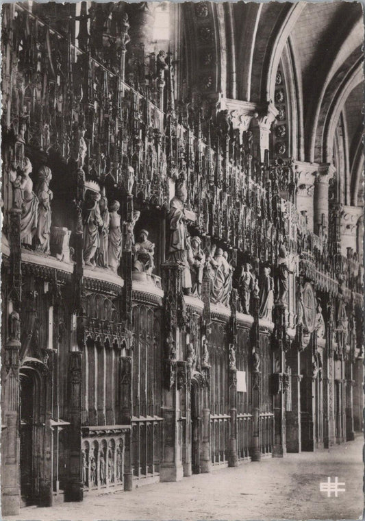France Postcard Chartres Cathedral RP Choir Screen Clôture du Chœur XT2327