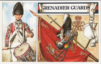 Military Postcard - Drummers of The Foot Guards, Grenadier Guards   XT508