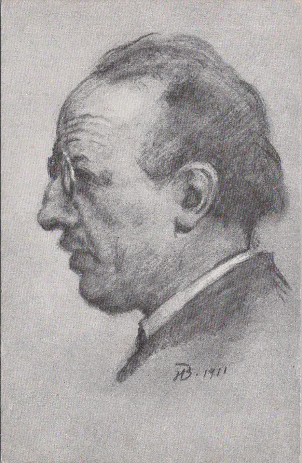 Music Postcard - Czech composer Vítězslav Novák, Artist Hugo Boettinger  XT556