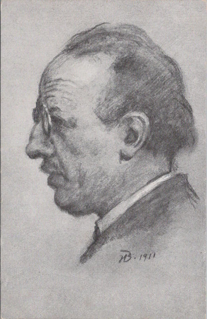 Music Postcard - Czech composer Vítězslav Novák, Artist Hugo Boettinger  XT556