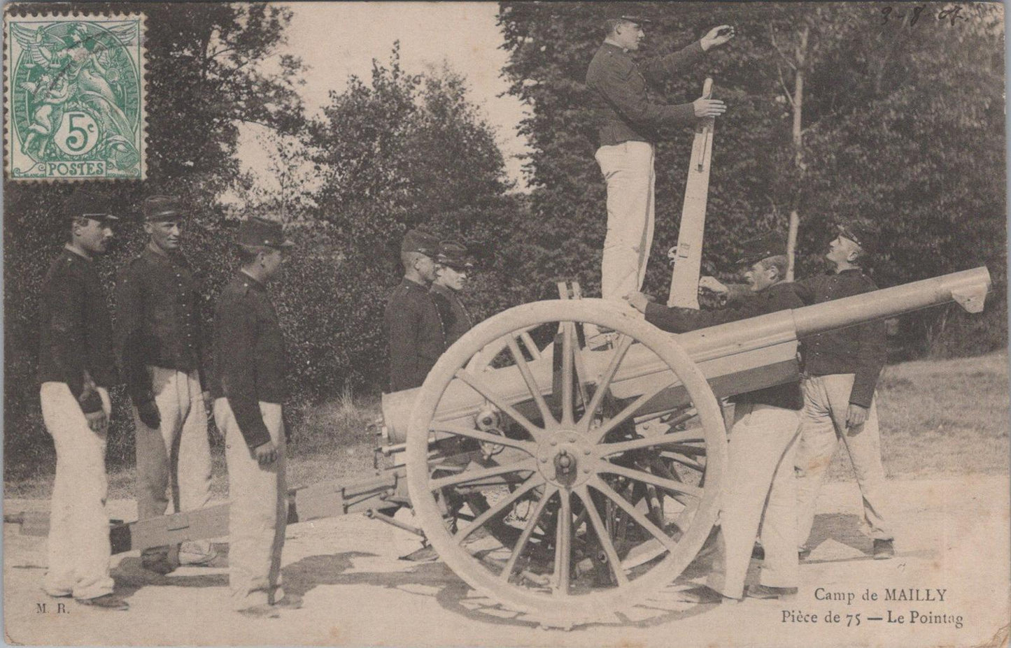 Military Postcard - French Soldiers Training, Camp De Mailly  XT560