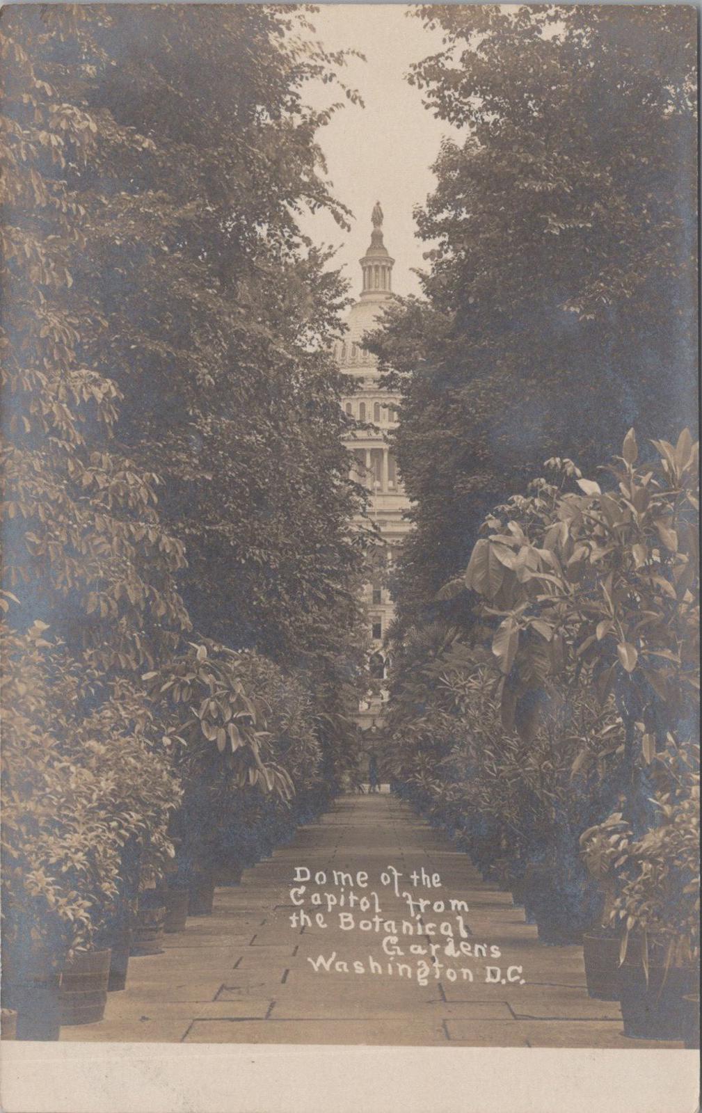 America Postcard - Dome of The Capitol From The Botanical Gardens, Washington D.C - XT568