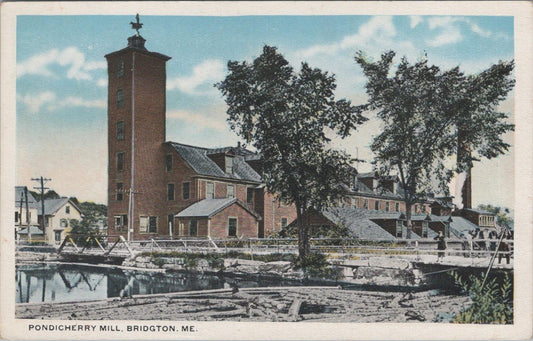 America Postcard - Pondicherry Mill, Bridgton, Maine  XT570