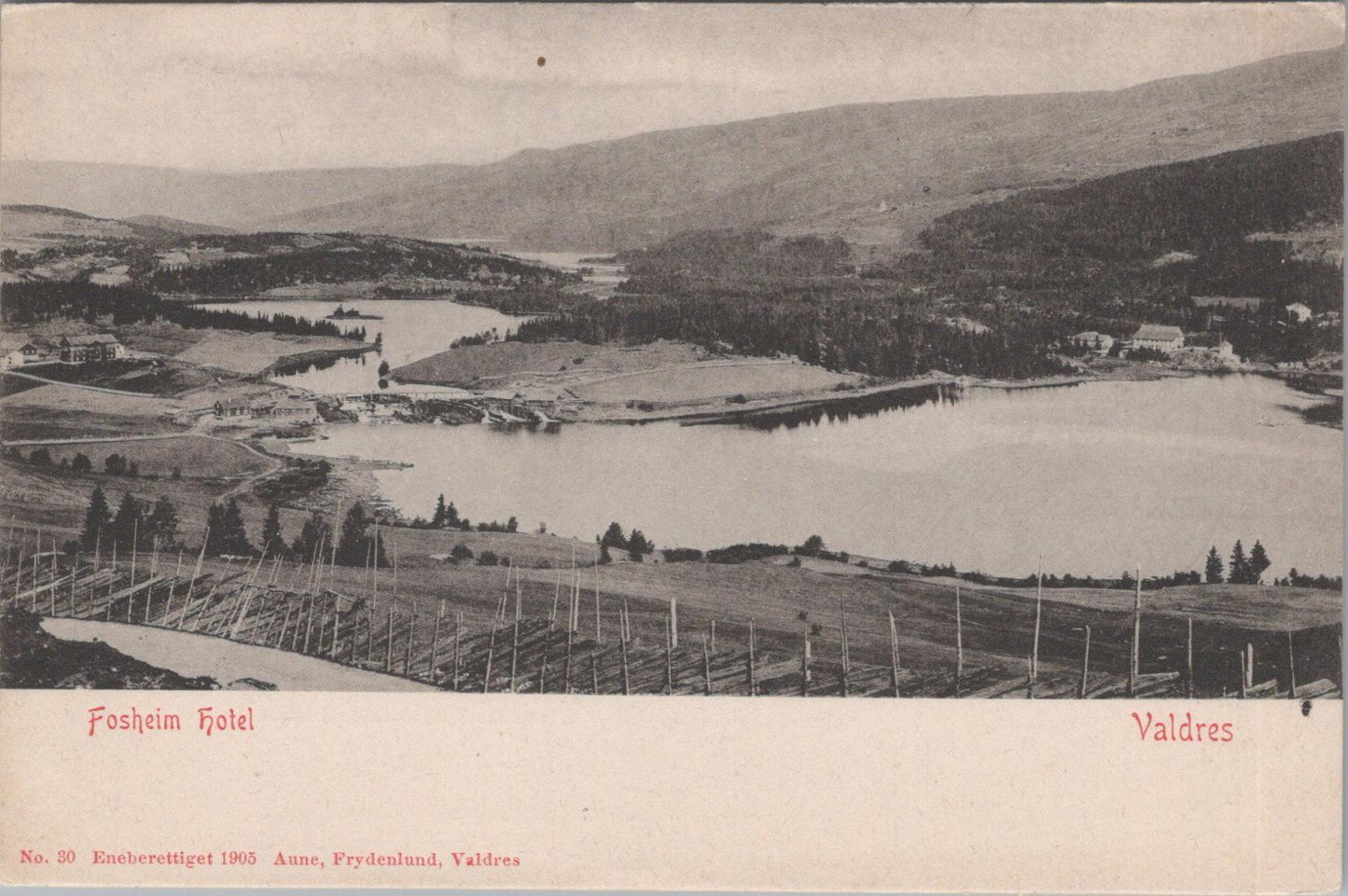 Norway Postcard - Fosheim Hotel in Røn, Valdres  XT582