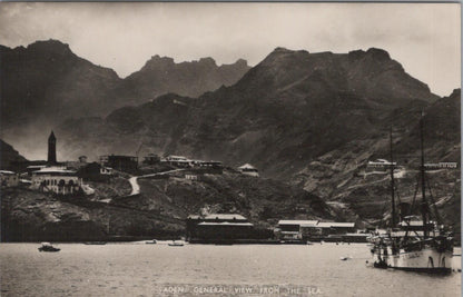 Yemen Postcard - Steamer Point (now known as Tawahi) in Aden  XT589