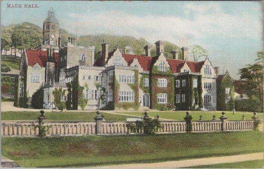 Staffordshire Postcard - Maer Hall, a Historic Grade II Listed Country House XT598