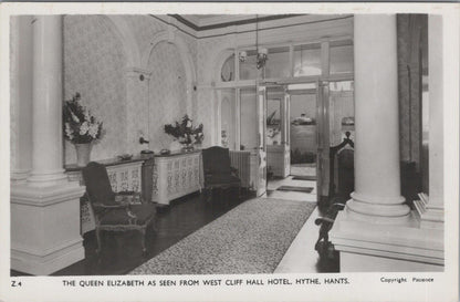 Hampshire Postcard - West Cliff Hall Hotel, Hythe  XT602