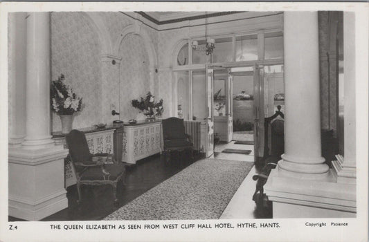 Hampshire Postcard - West Cliff Hall Hotel, Hythe  XT602
