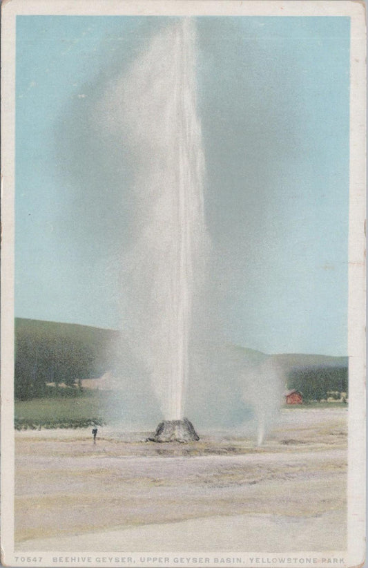 America Postcard - Beehive Geyser, Yellowstone National Park, Wyoming  XT604