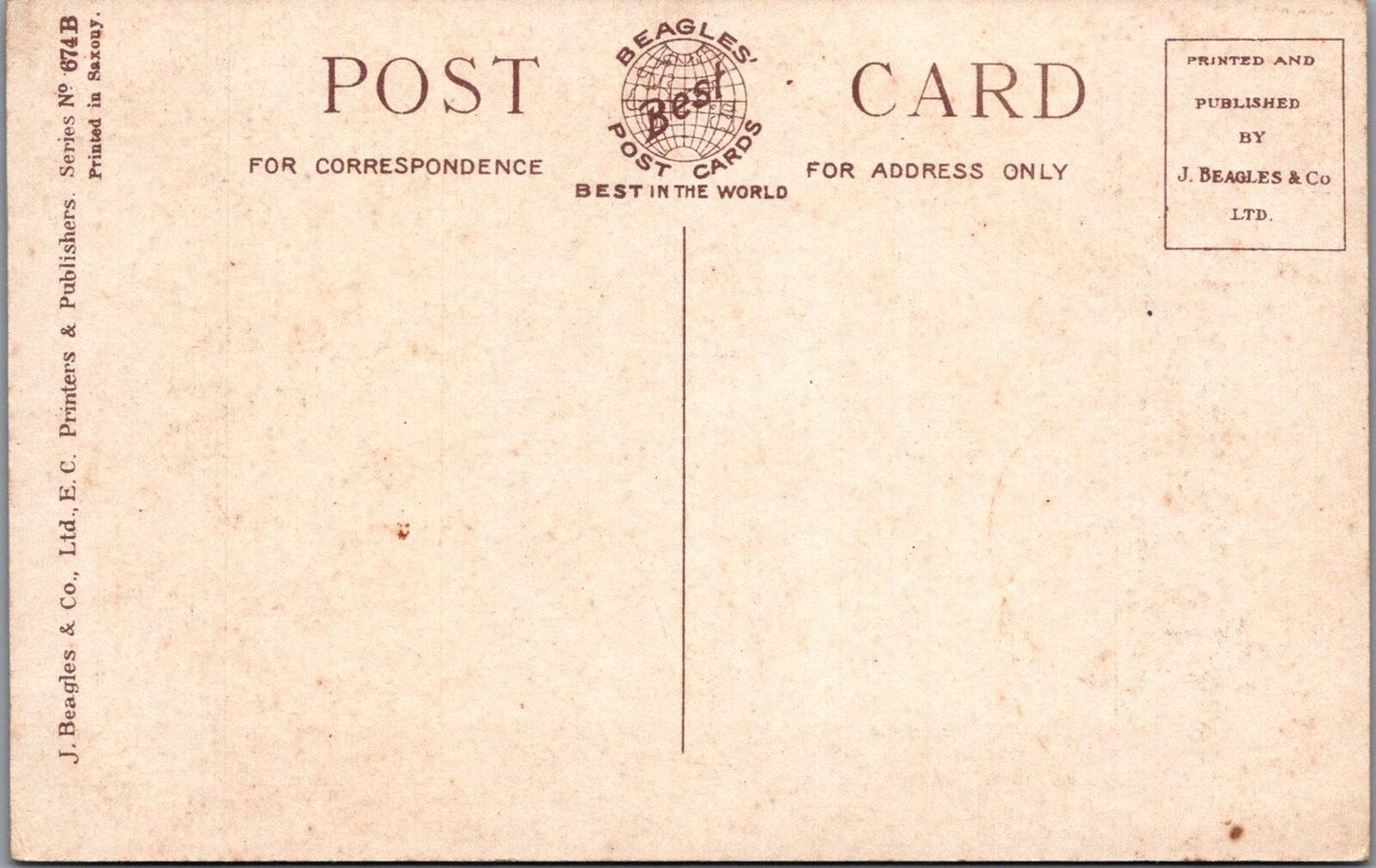 Greetings Postcard: Dearest My Thoughts Wandering Poetry Floral 1910s XT3169