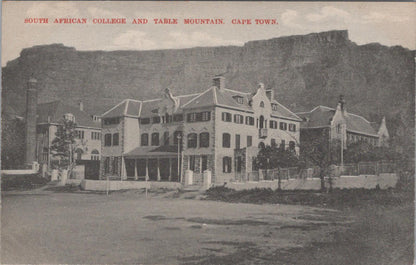 South Africa Postcard - Cape Town, South African College & Table Mountain  XT981