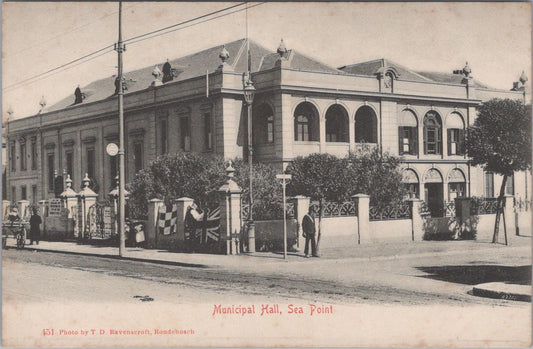 South Africa Postcard - Cape Town, Municipal Hall, Sea Point   XT984