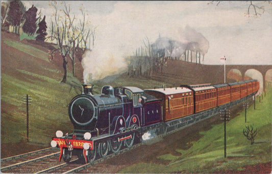 Transport Postcard-Great Eastern Railway (GER) No. 1828, Nr Brentwood Bank XT999