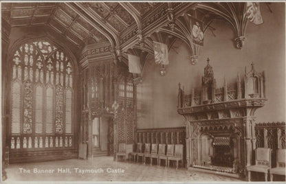 Scotland Postcard - Banner Hall, Taymouth Castle, nr Kenmore, Perthshire XT1003