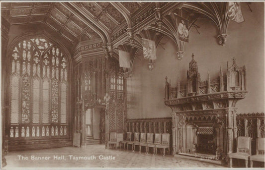 Scotland Postcard - Banner Hall, Taymouth Castle, nr Kenmore, Perthshire XT1003