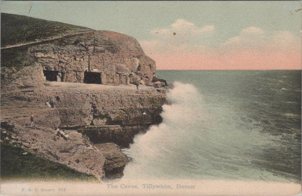 Dorset Postcard: The Caves, Tillywhim, Swanage  XT1033