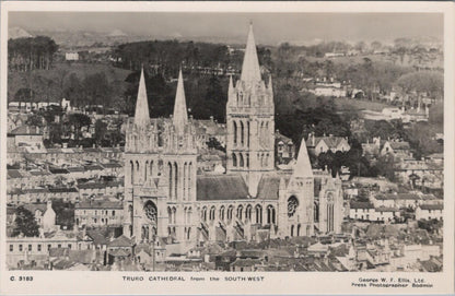 Cornwall Postcard - Truro Cathedral From The South-West  XT1044